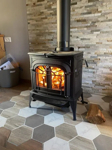 Installation d'un poêle à bois par Chaleur & Style à Cherbourg-en-Cotentin